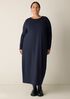 Stretch Jersey Knit Oval Dress