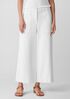 Garment-Dyed Utility Cotton Wide-Leg Pant