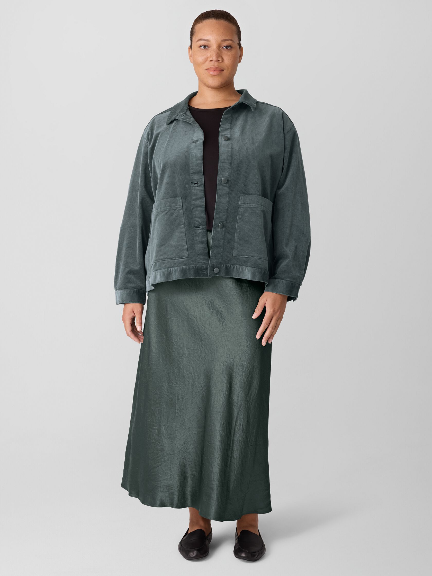 Organic Cotton Stretch Corduroy Jacket