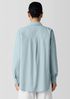 Washed Organic Cotton Poplin Classic Collar Long Shirt