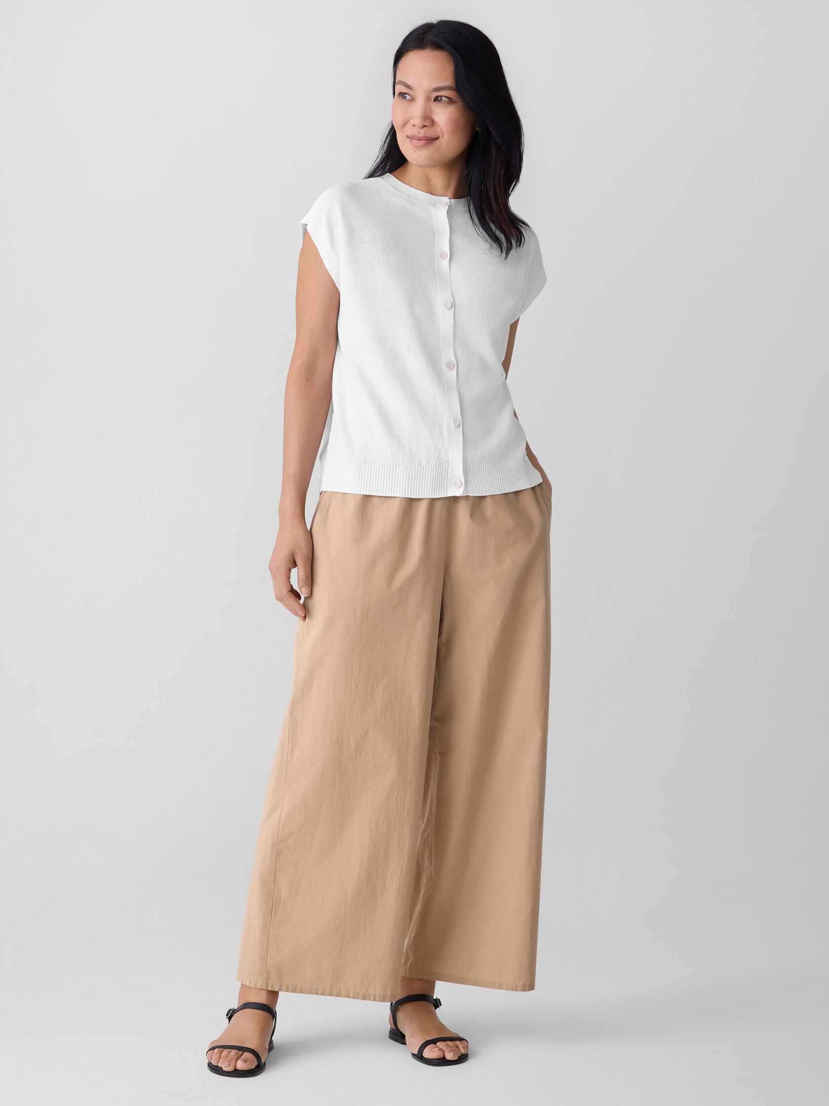Organic Linen Cotton Vest