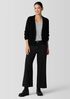 Cotton Stretch Denim Wide-Leg Jean
