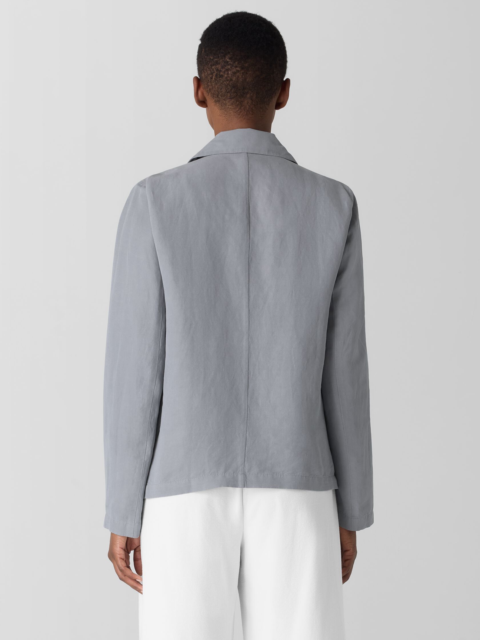 Linen Silk Twill Blazer