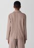 Organic Linen Double-Breasted Blazer