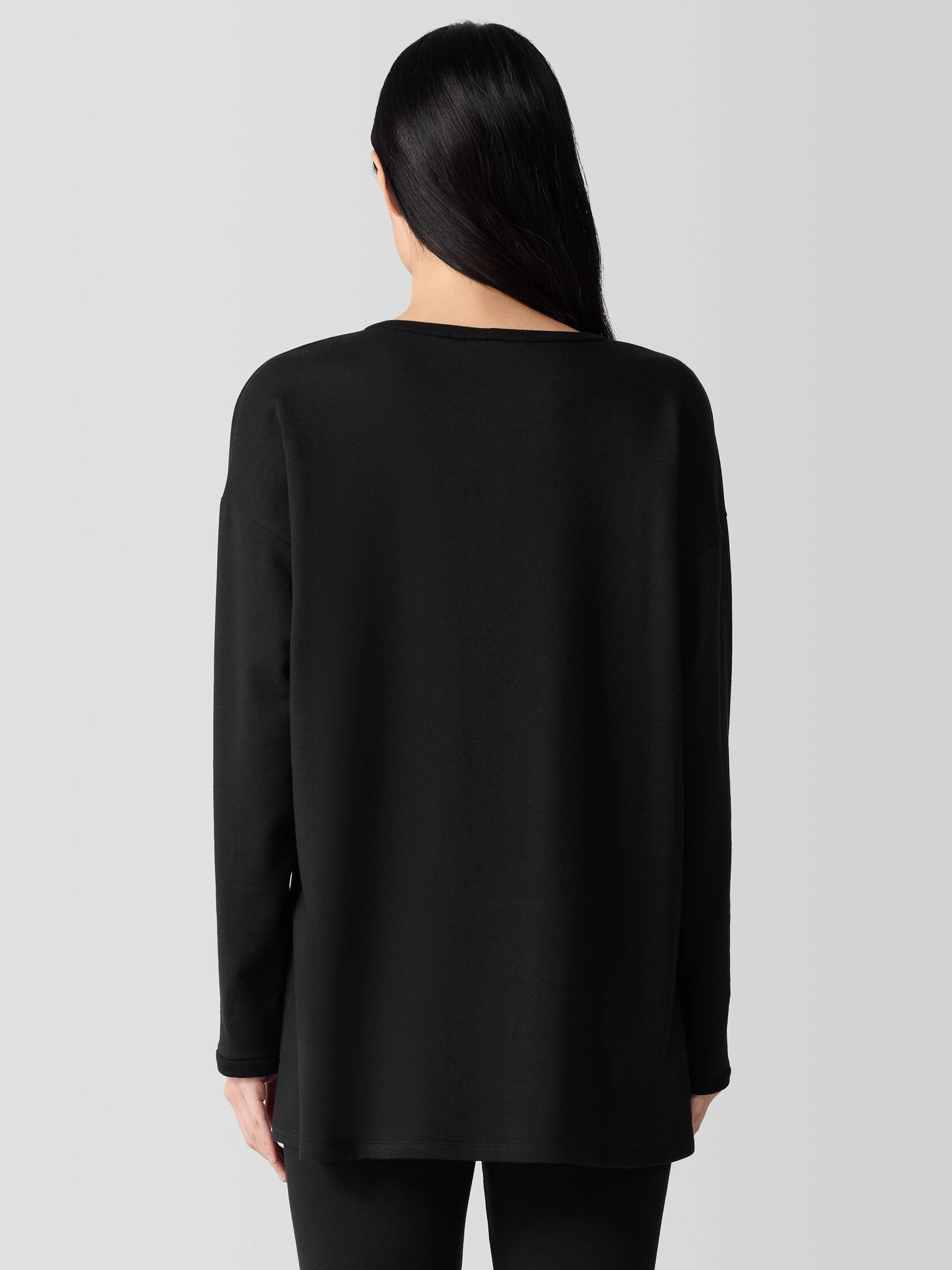 Cozy Brushed Terry Hug Long Box-Top