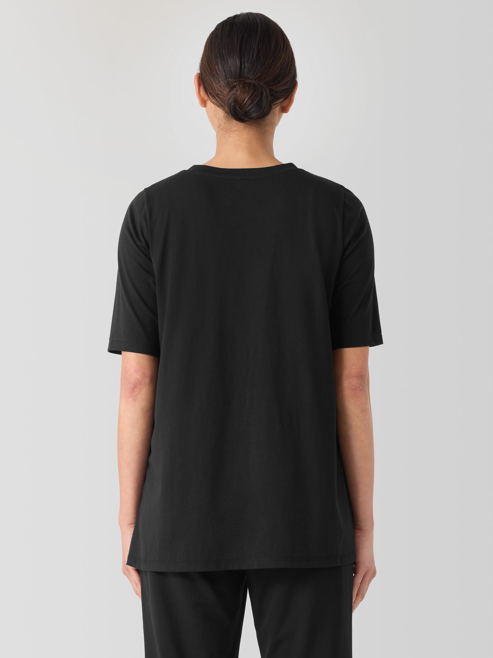 Organic Pima Cotton Jersey Long Tee