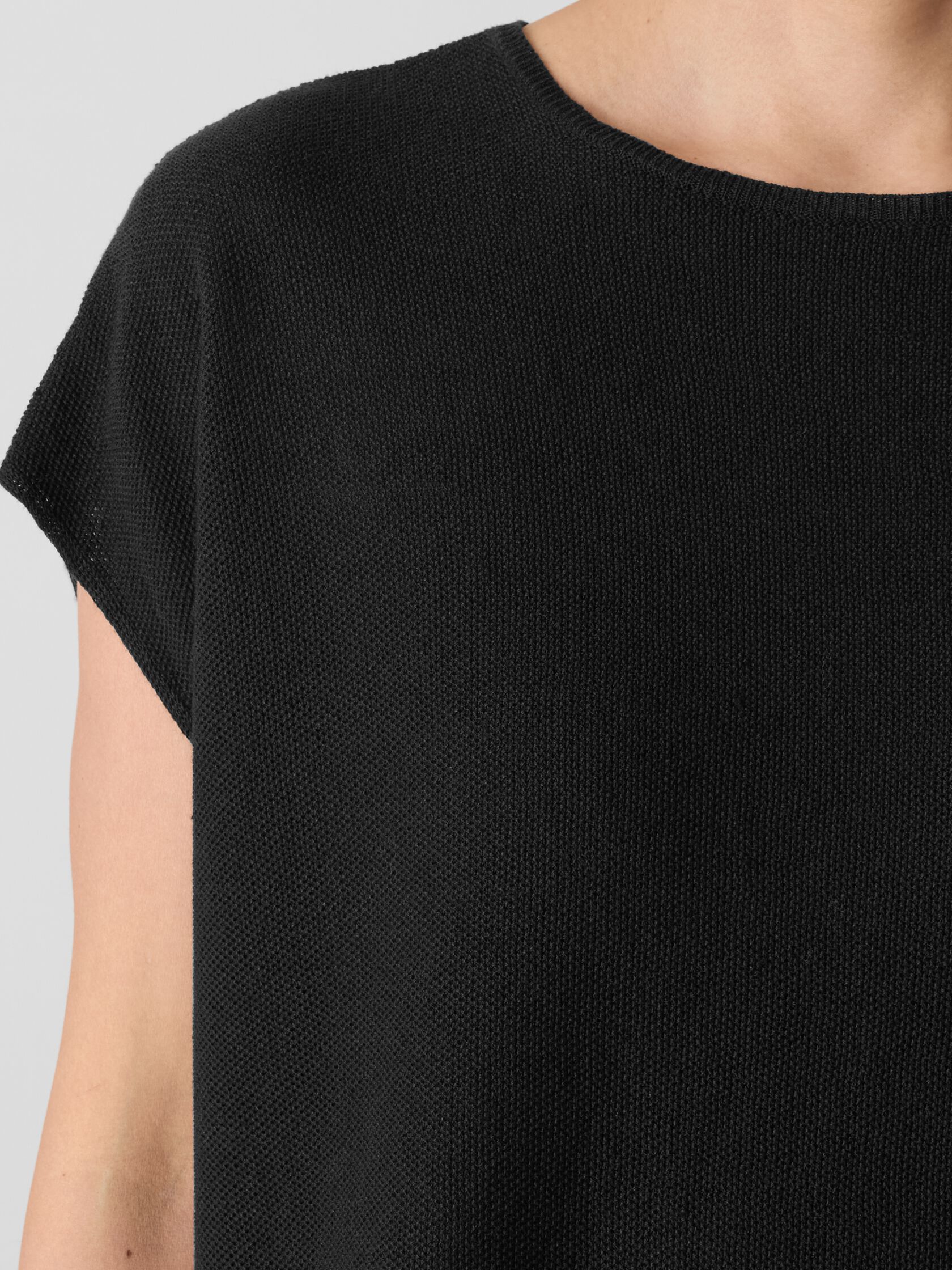 Organic Linen Cotton Square Top