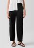 Washable Stretch Crepe Cargo Pant