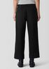 Cotton Stretch Denim Wide-Leg Jean