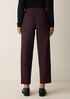Washable Stretch Crepe Straight Pant
