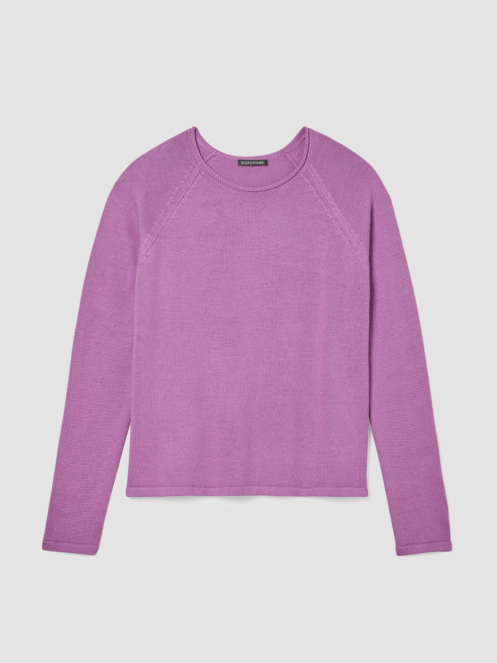 Peruvian Cotton Blend Crew Neck Top