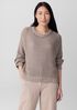 Peruvian Organic Cotton Cord Crew Neck Top