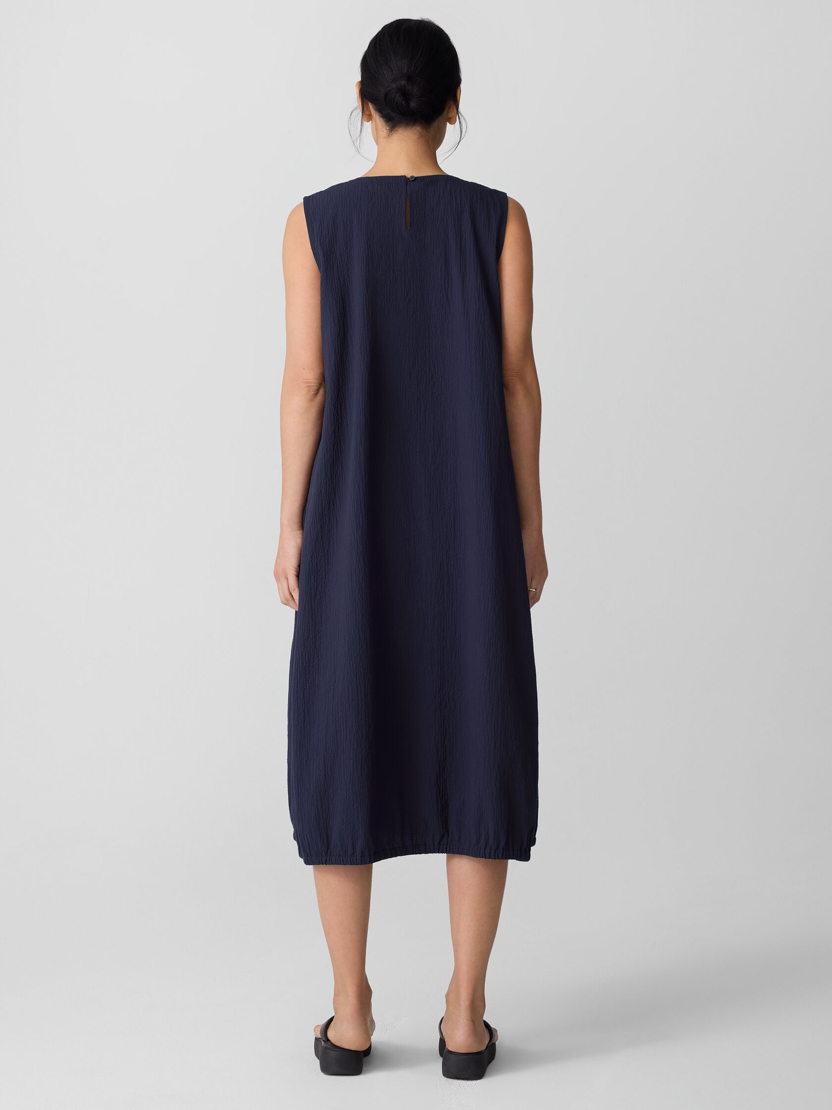 Organic Cotton Pucker Lantern Dress