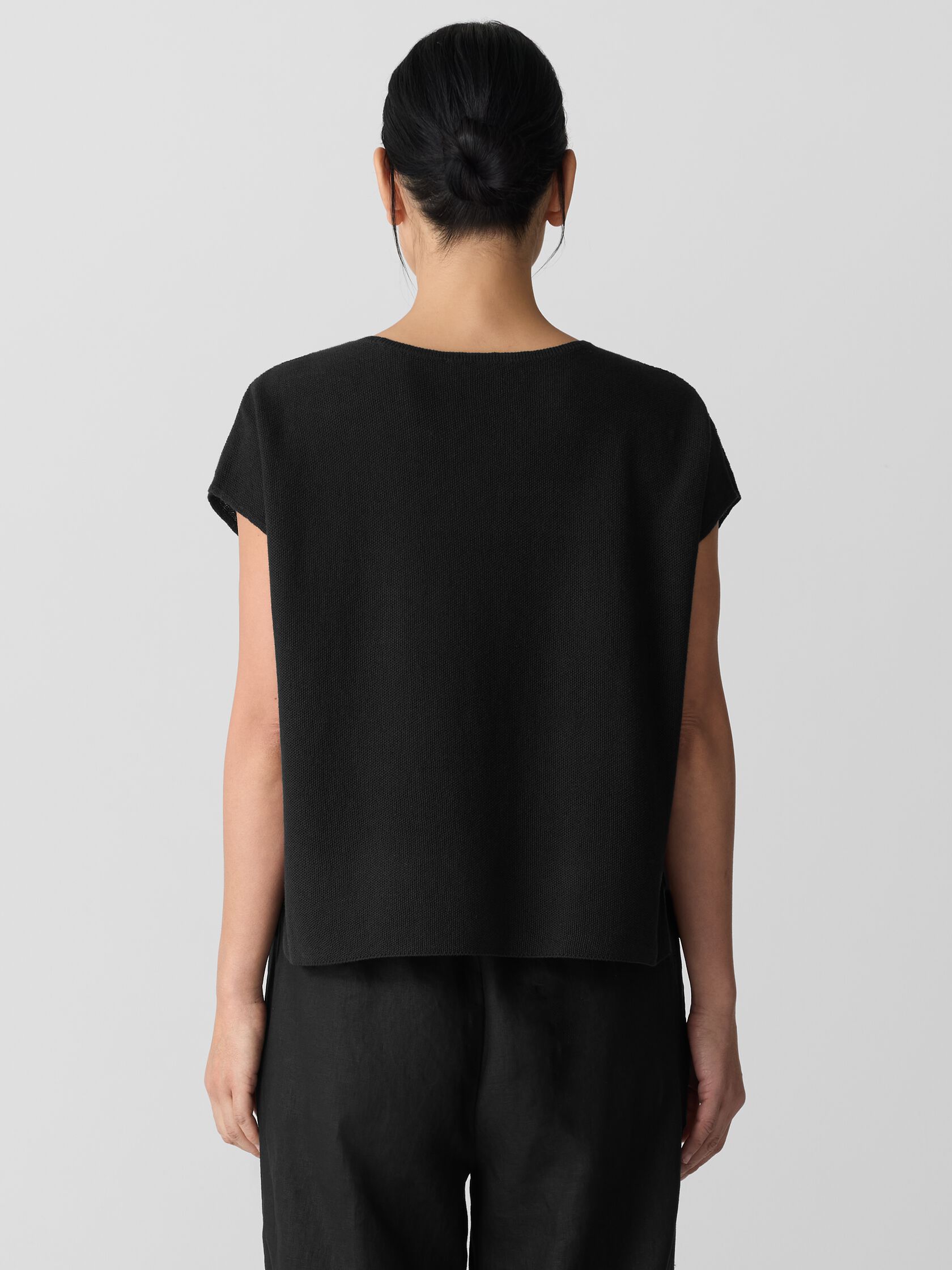 Organic Linen Cotton Square Top