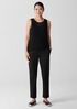 Stretch Cotton Twill Tapered Trouser Pant