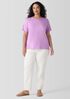 Organic Pima Cotton Jersey Round Neck Tee