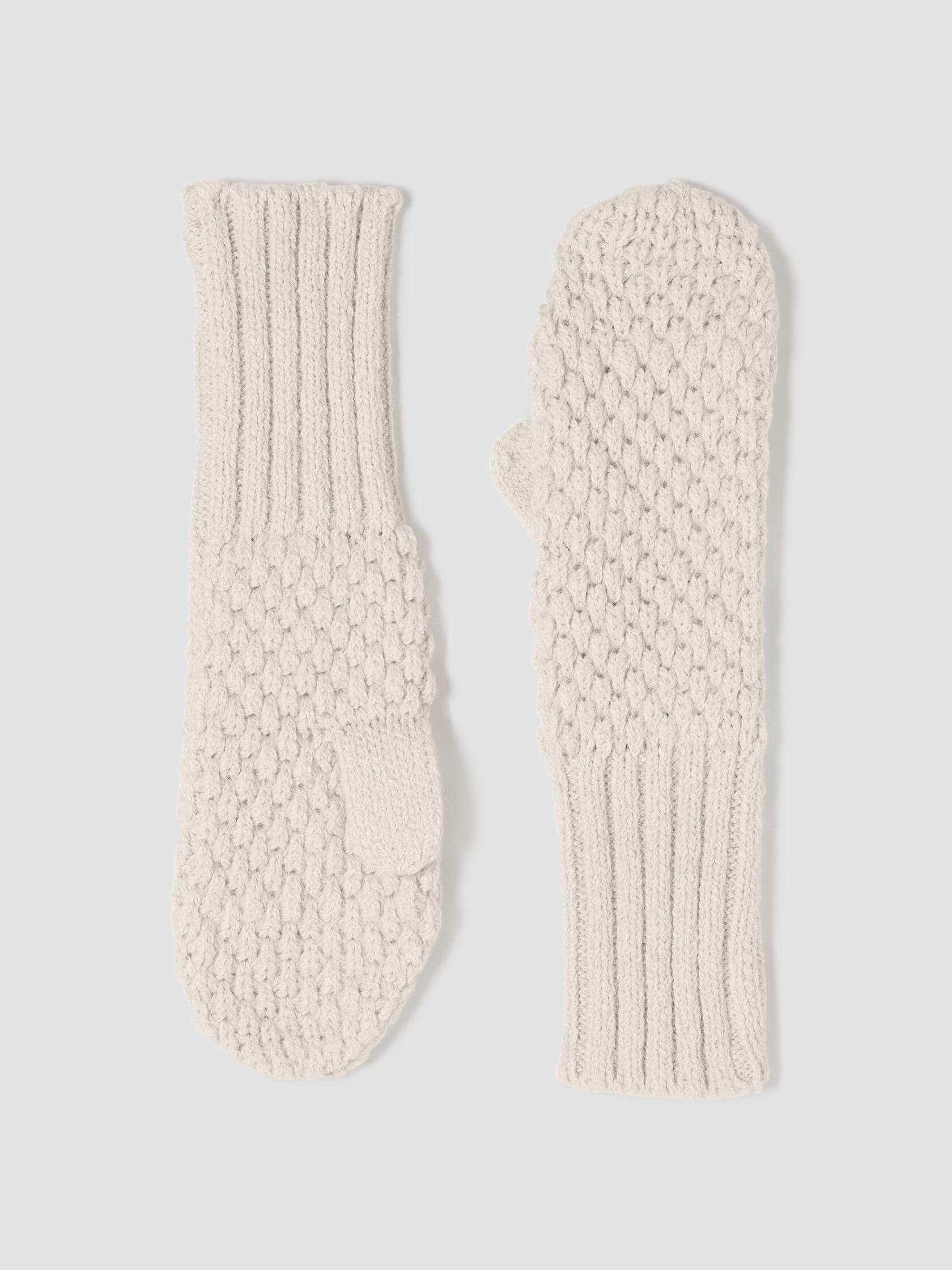 Peruvian Baby Alpaca and Cotton Mittens