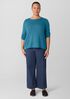 Peruvian Cotton Blend Bateau Neck Top