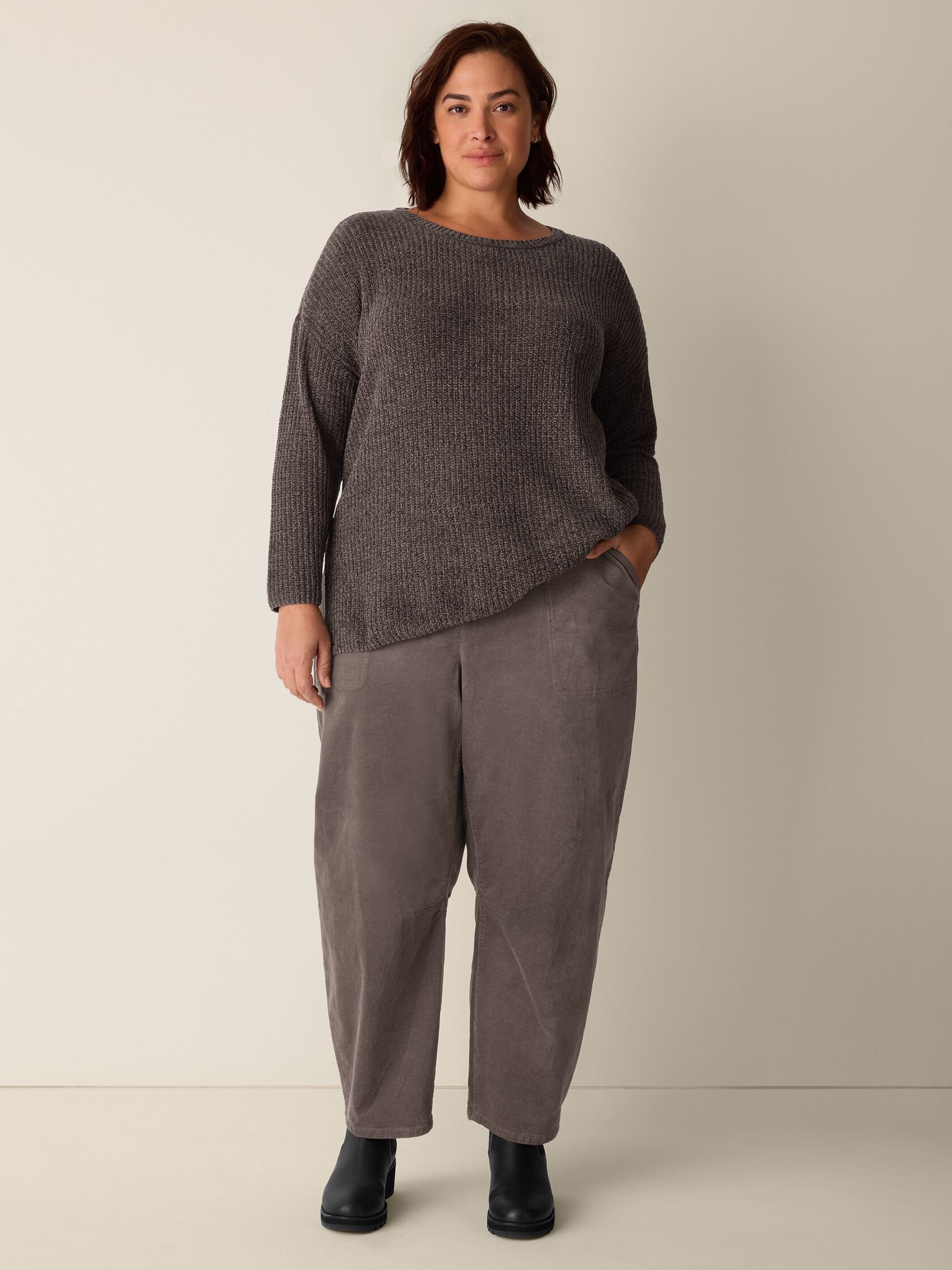 Brushed Organic Cotton Arch Pant