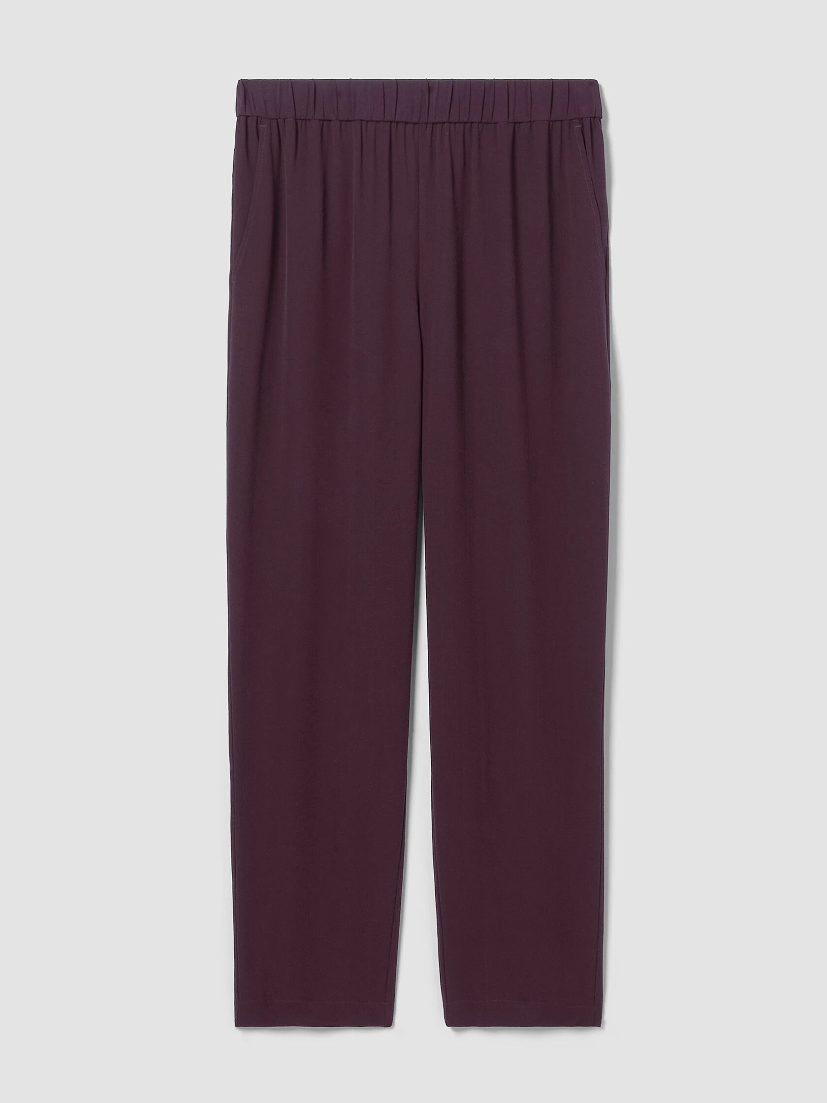 Silk Georgette Crepe Tapered Pant