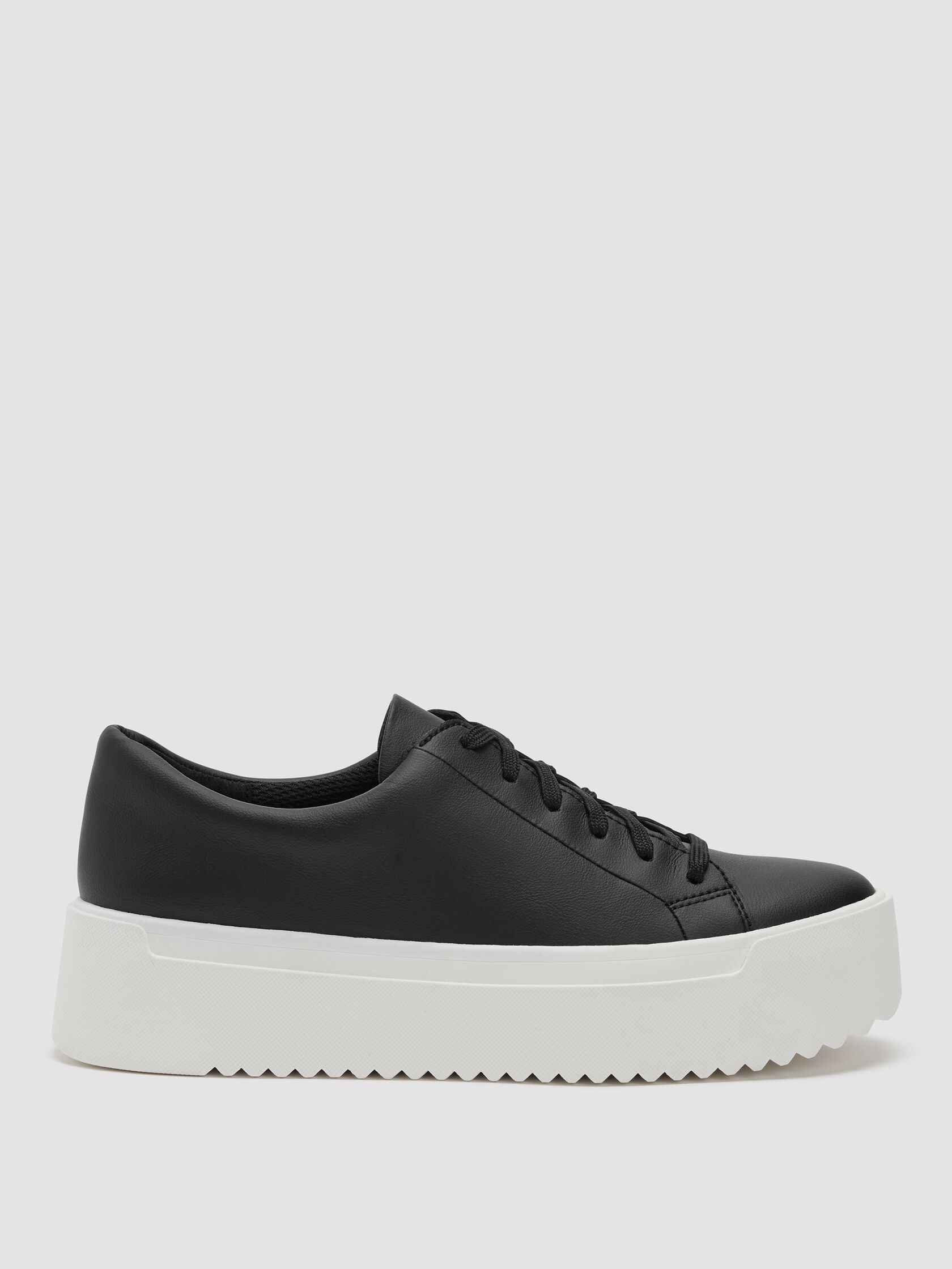 Monde Leather Platform Sneaker