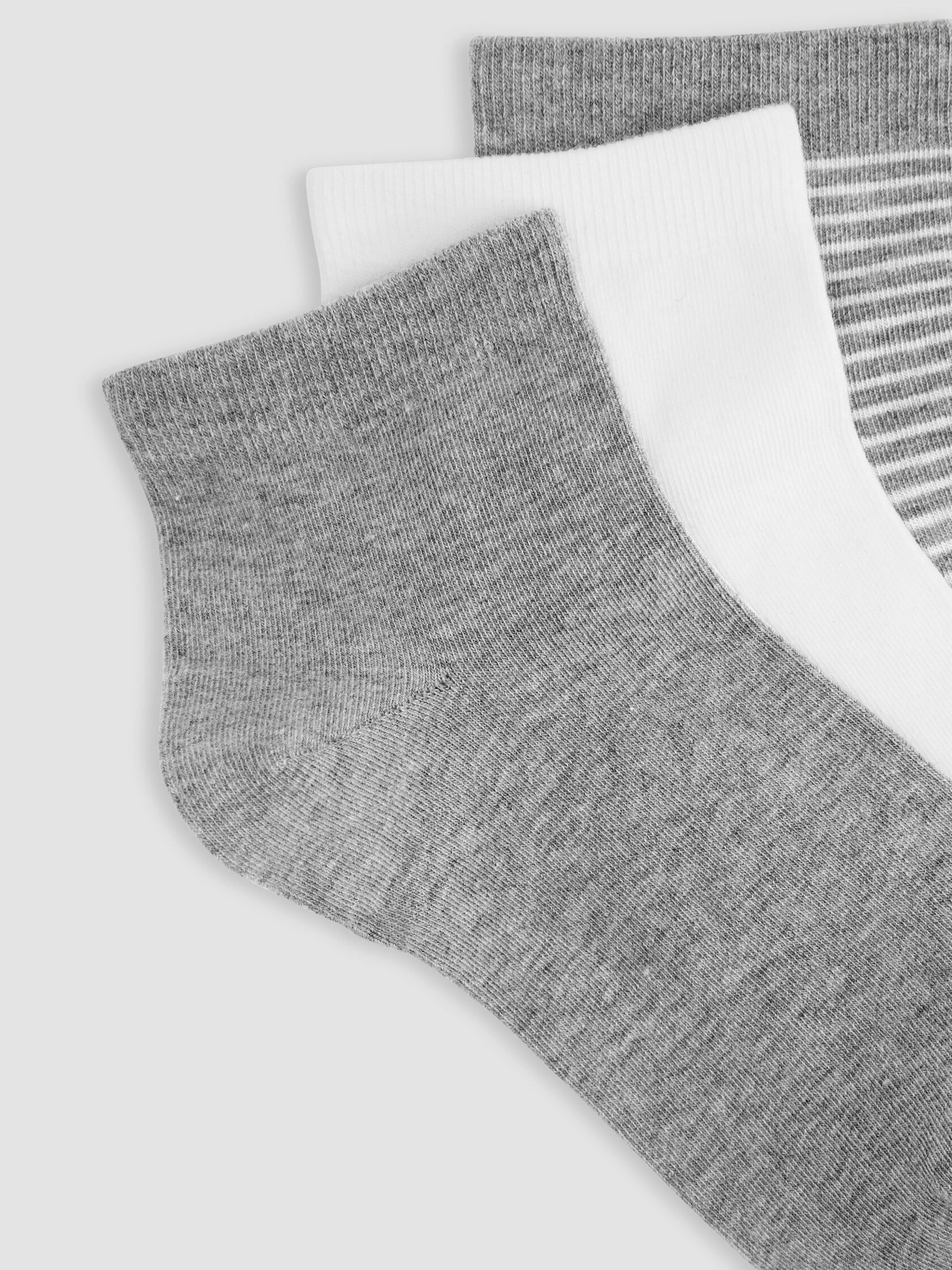 Cotton Ankle Sock 3-Pack