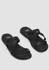 Kira Tumbled Leather Sandal