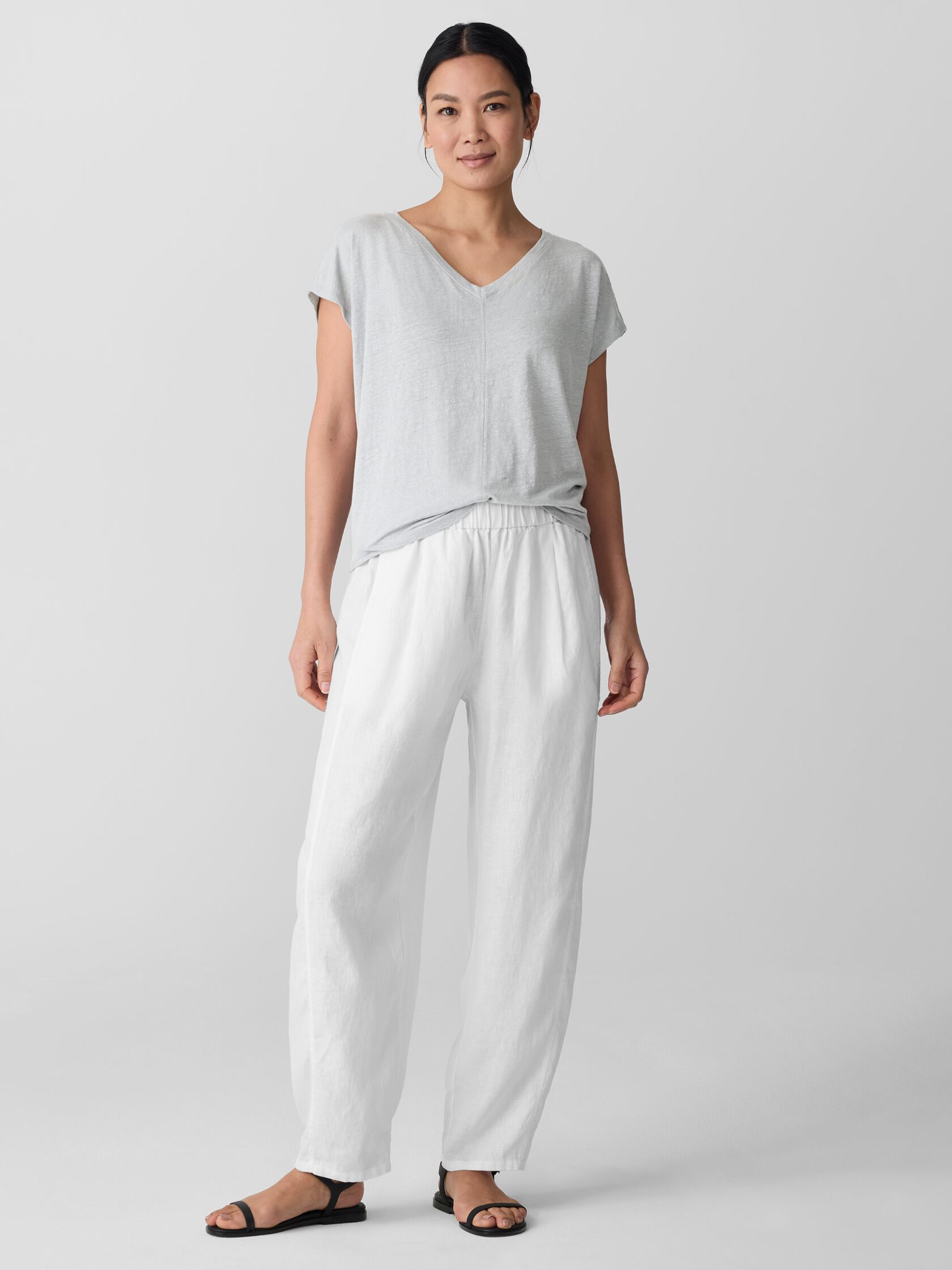 Organic Linen Lantern Pant
