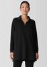 Cozy Brushed Terry Hug Henley Long Top
