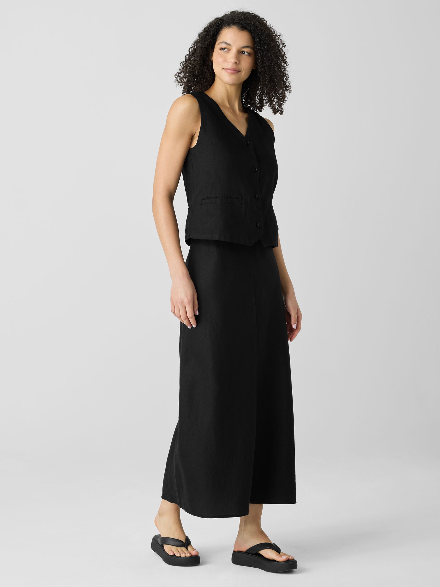Organic Linen Vest