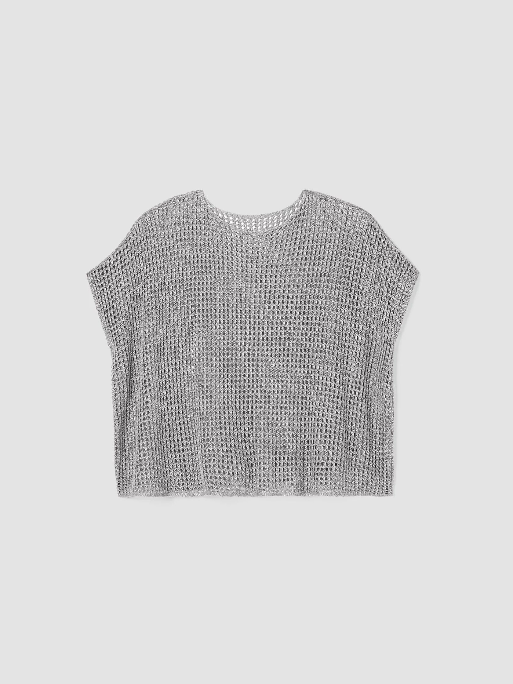 Organic Linen Délavé Bateau Neck Top