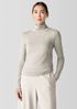Sheer Knit Turtleneck Top