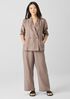 Organic Linen Double-Breasted Blazer