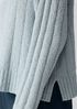 Cotton Fluff Rib Turtleneck Top