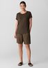 Organic Linen Jersey Crew Neck Tee