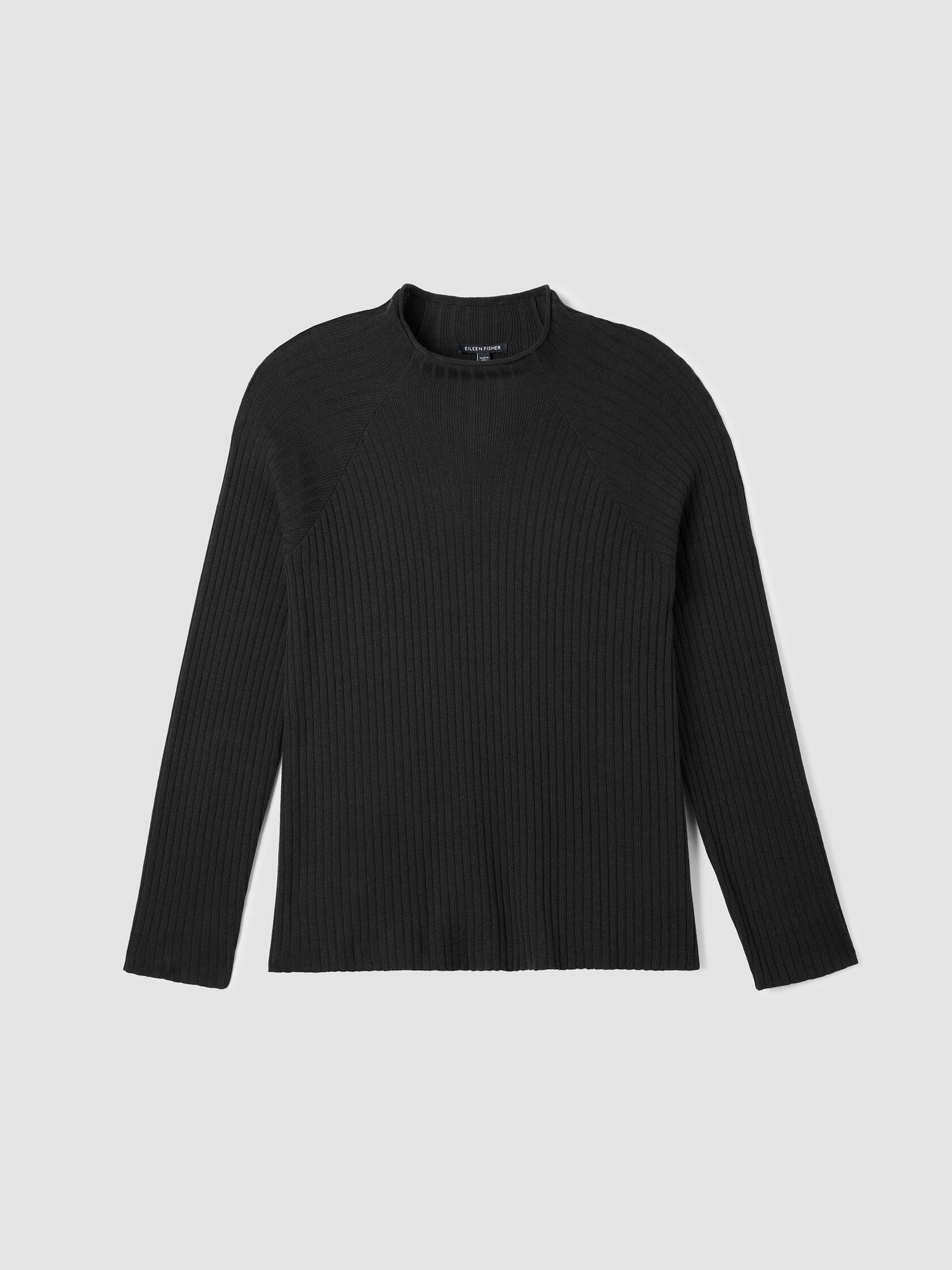 Peruvian Cotton Blend Funnel Neck Top