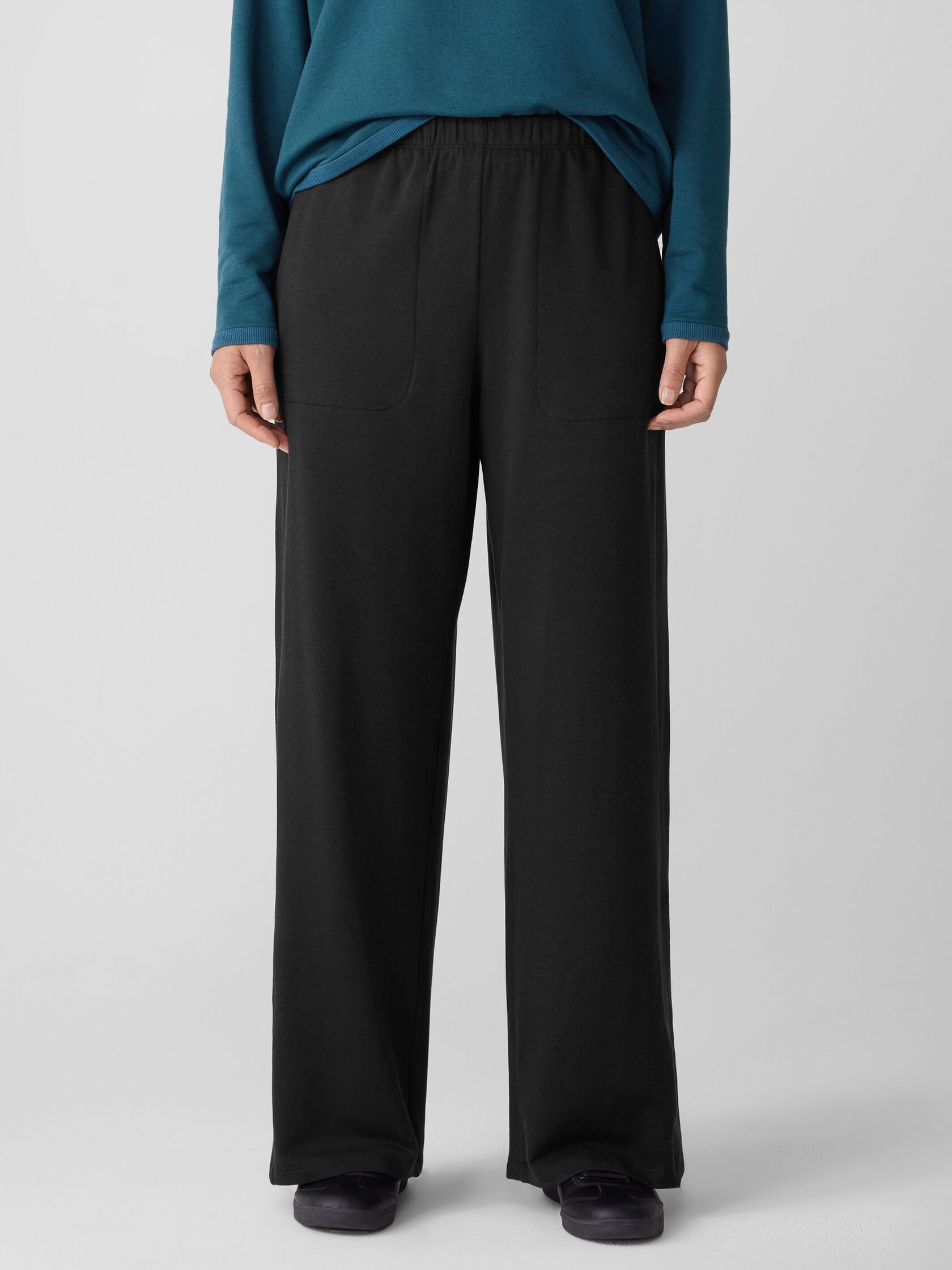 Cozy Brushed Terry Hug Straight Pant