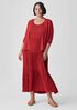 Organic Linen Cotton Airy Tuck Cropped Cardigan