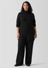 Fine Merino Turtleneck Top in Regenerative Wool