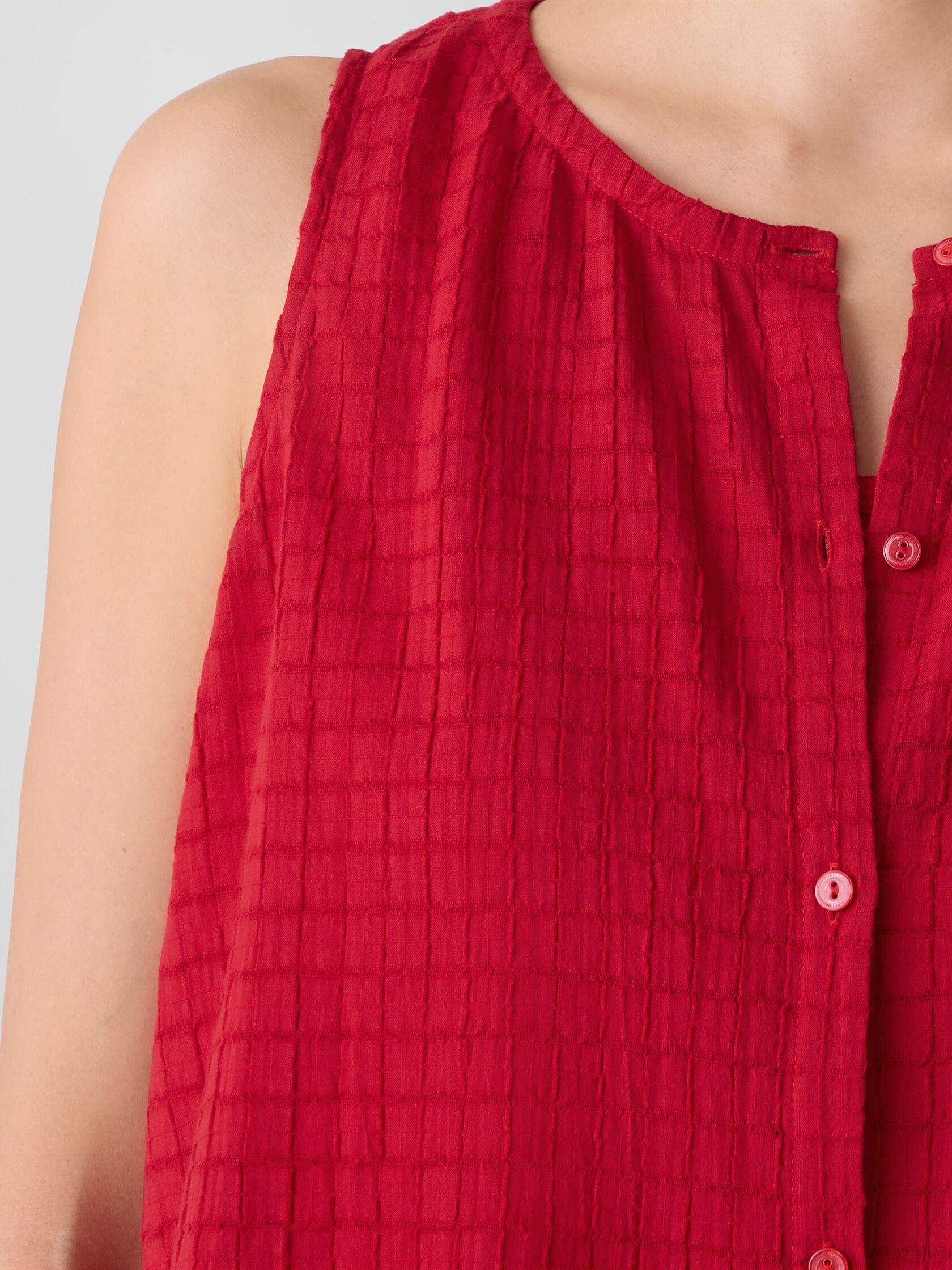 Organic Cotton Voile Box Vest