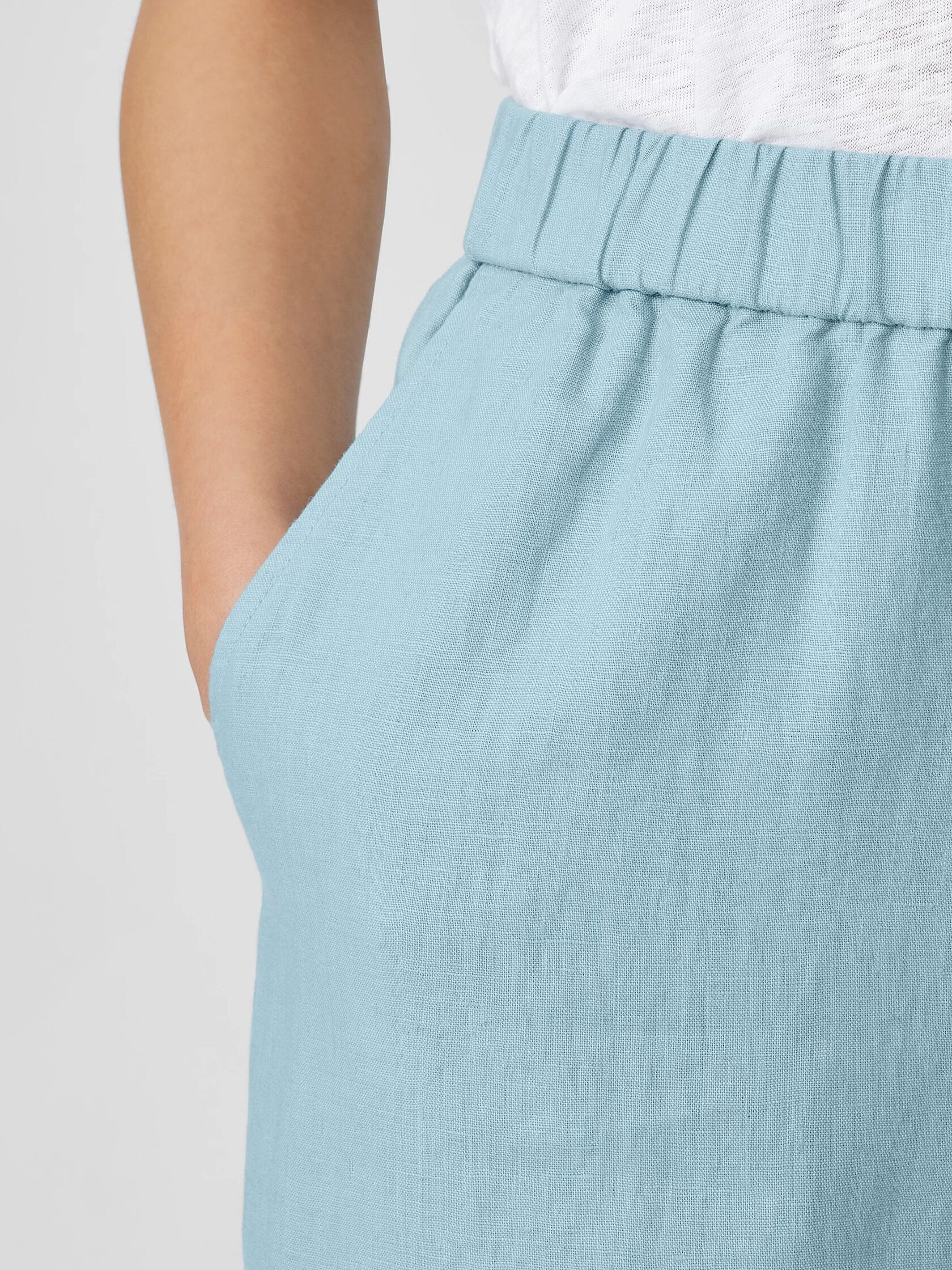 Organic Linen Wide-Leg Pant