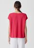 Organic Linen Jersey V-Neck Tee
