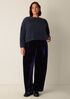 Cashmere Fluff Crew Neck Top