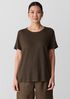 Organic Linen Jersey Crew Neck Tee