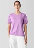 Organic Pima Cotton Jersey Round Neck Tee