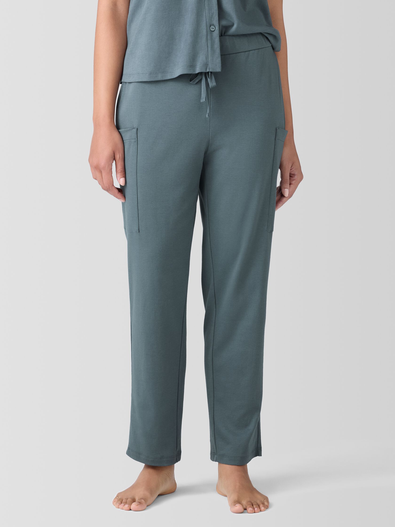 Organic Cotton Interlock Slouchy Sleep Pant