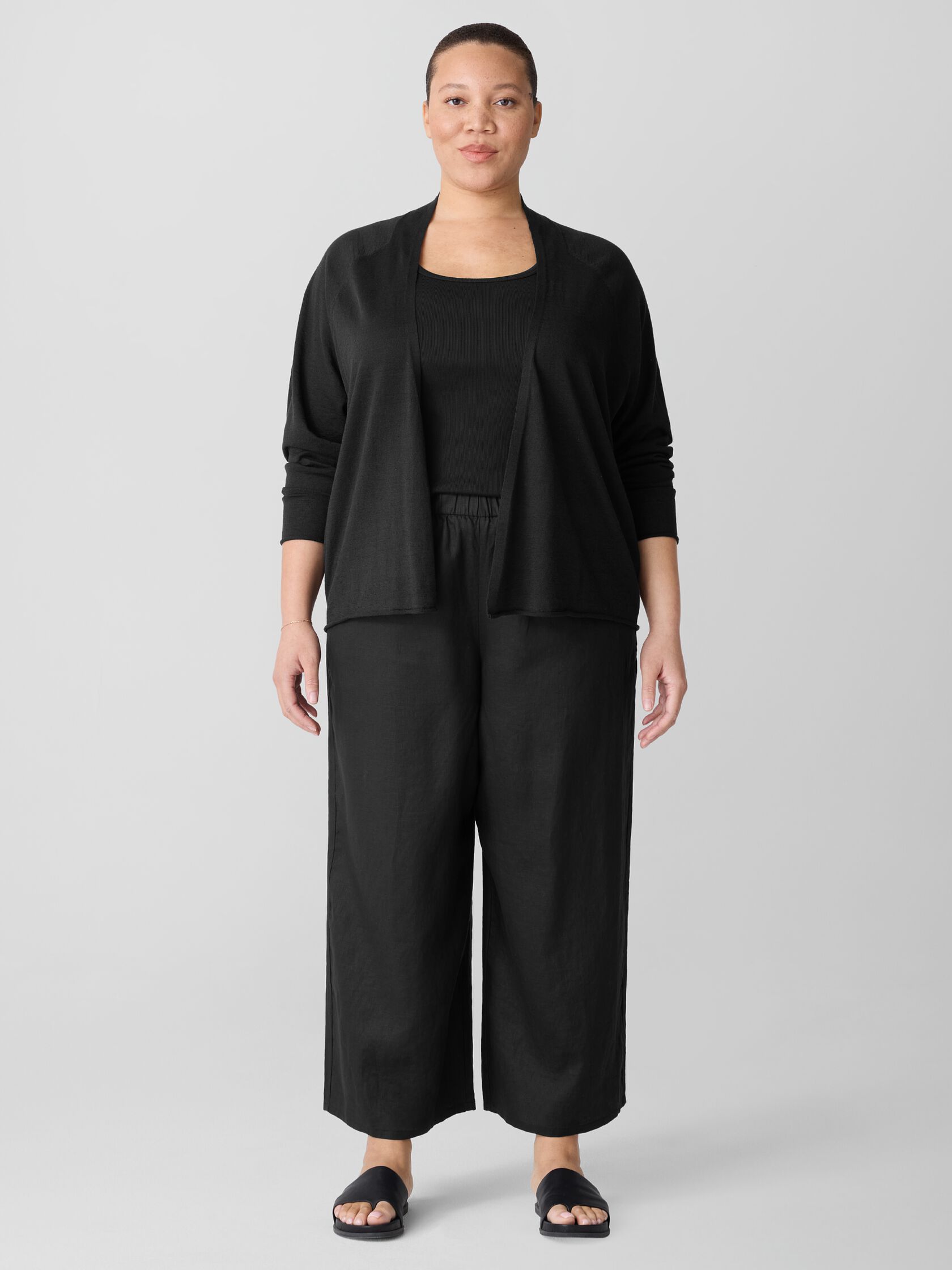 Organic Linen Wide-Leg Pant