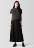 Felted Wool Jersey A-Line Skirt in Regenerative Wool