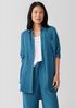 Organic Cotton Lofty Gauze Classic Collar Long Shirt
