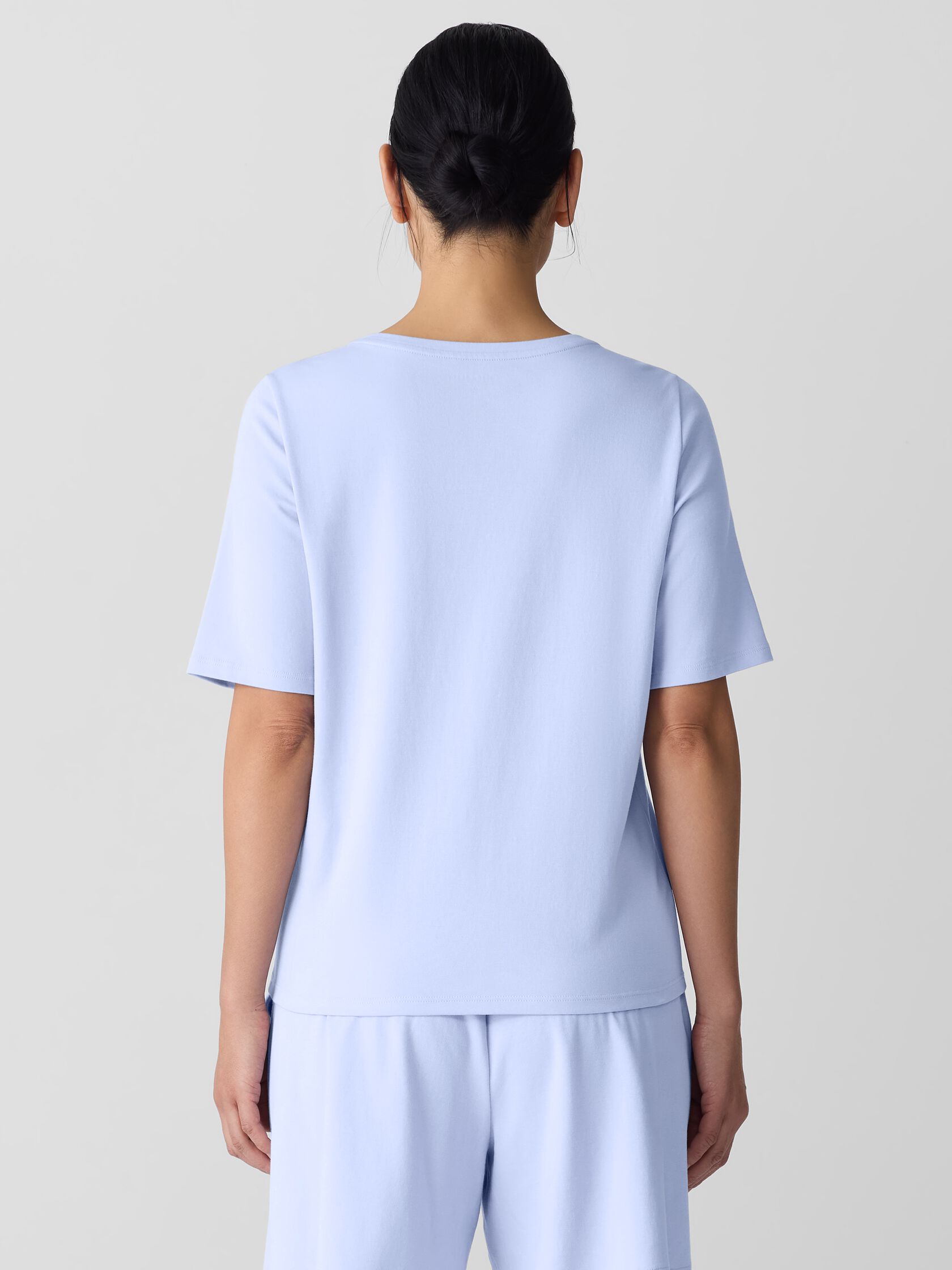 Organic Cotton Interlock Henley Sleep Top